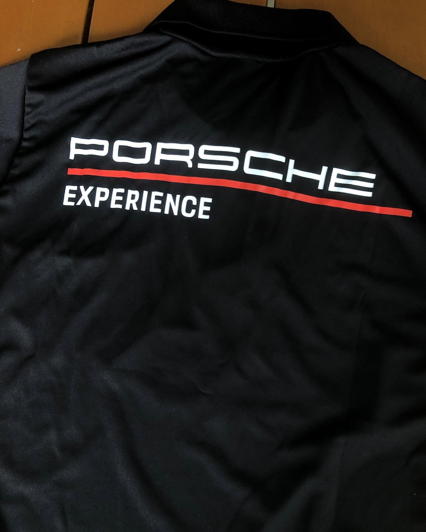 Porsche Experience polo, back